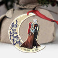 Personalized Couple Ornament I Love You To The Moon Christmas Gift Ornament GradoCreations