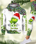 Personalized Grinch Hoodie & Leggings Set Custom Name Gift for Christmas Hoodie & Leggings GradoCreations