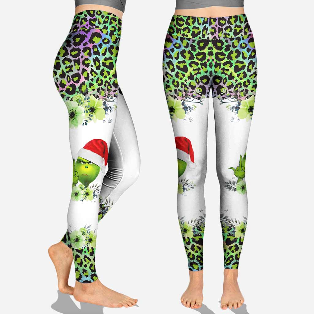 Personalized Grinch Hoodie & Leggings Set Custom Name Gift for Christmas Hoodie & Leggings GradoCreations