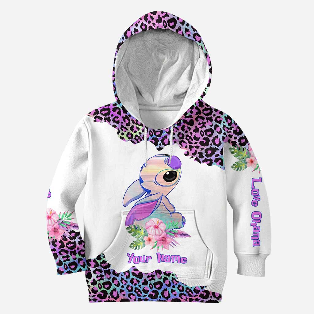 Personalized Love Ohana Hoodie and Leggings Set for Her Hoodie & Leggings GradoCreations