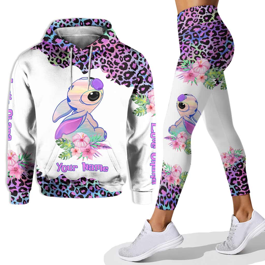 Personalized Love Ohana Hoodie and Leggings Set for Her Hoodie & Leggings GradoCreations