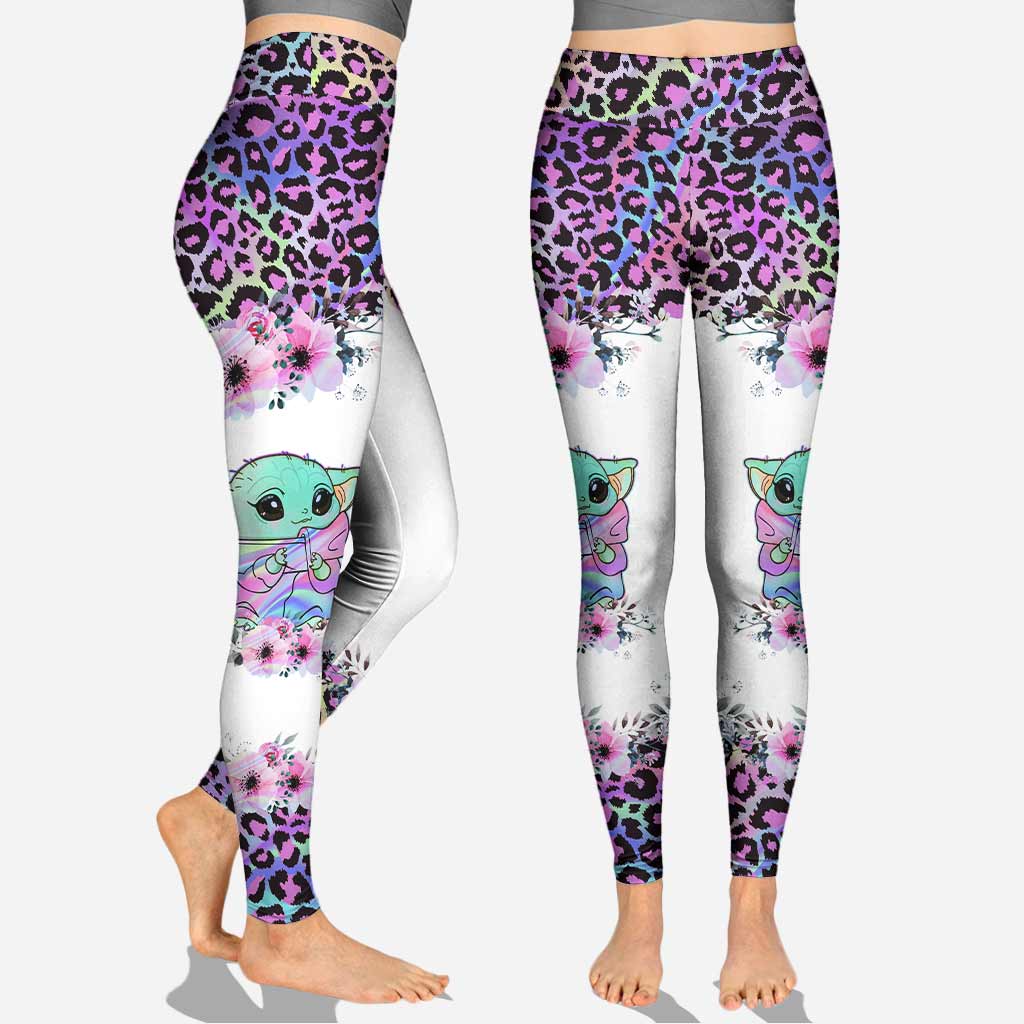 Personalized Yoda Best Mom Hoodie and Leggings Set Gift Hoodie & Leggings GradoCreations