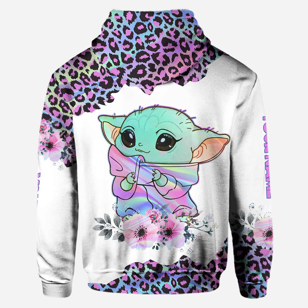 Personalized Yoda Best Mom Hoodie and Leggings Set Gift Hoodie & Leggings GradoCreations