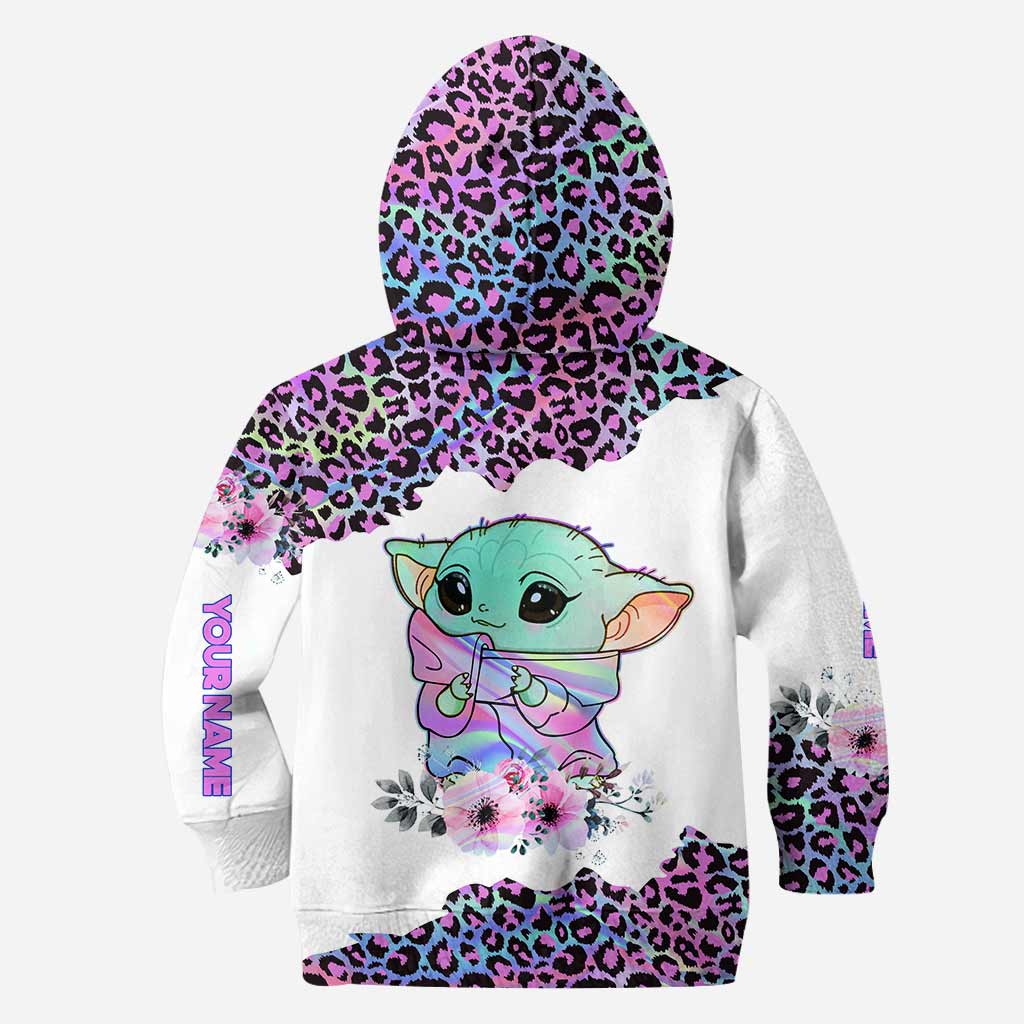 Personalized Yoda Best Mom Hoodie and Leggings Set Gift Hoodie & Leggings GradoCreations