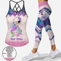 Personalized Ohana Cross Tank Top & Leggings Custom Name Gift Idea Cross Tank Top & Leggings GradoCreations