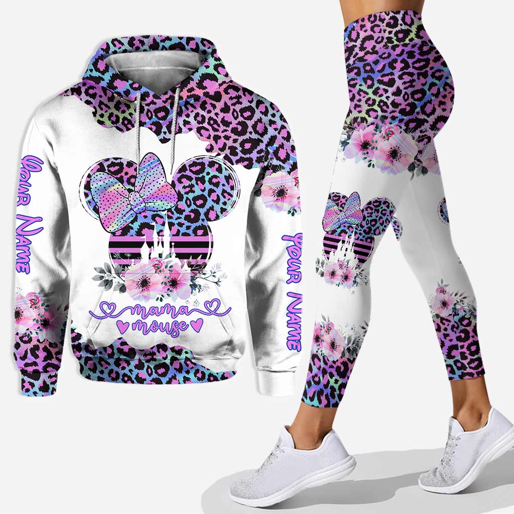 Personalized Mama Mouse Hoodie and Leggings Set for Mom Hoodie & Leggings GradoCreations