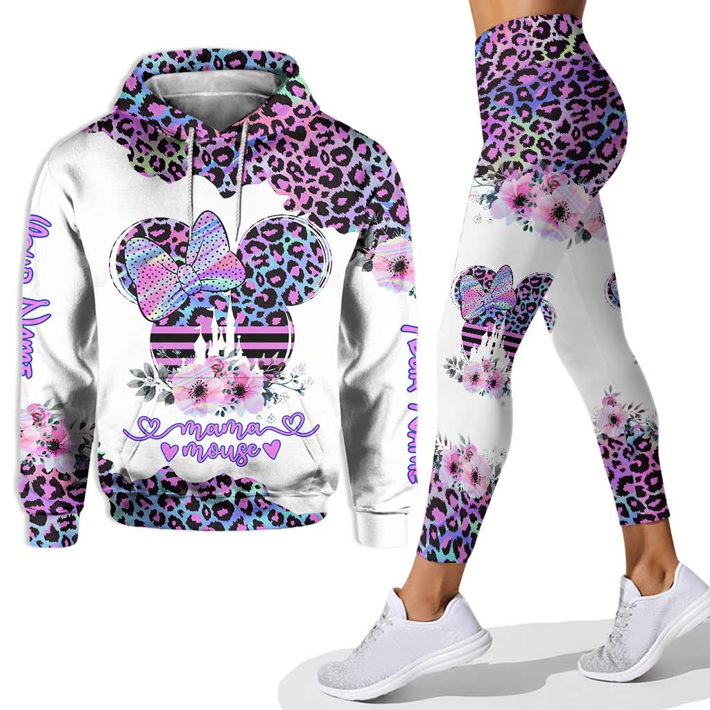 Personalized Mama Mouse Hoodie and Leggings Set for Mom Hoodie & Leggings GradoCreations