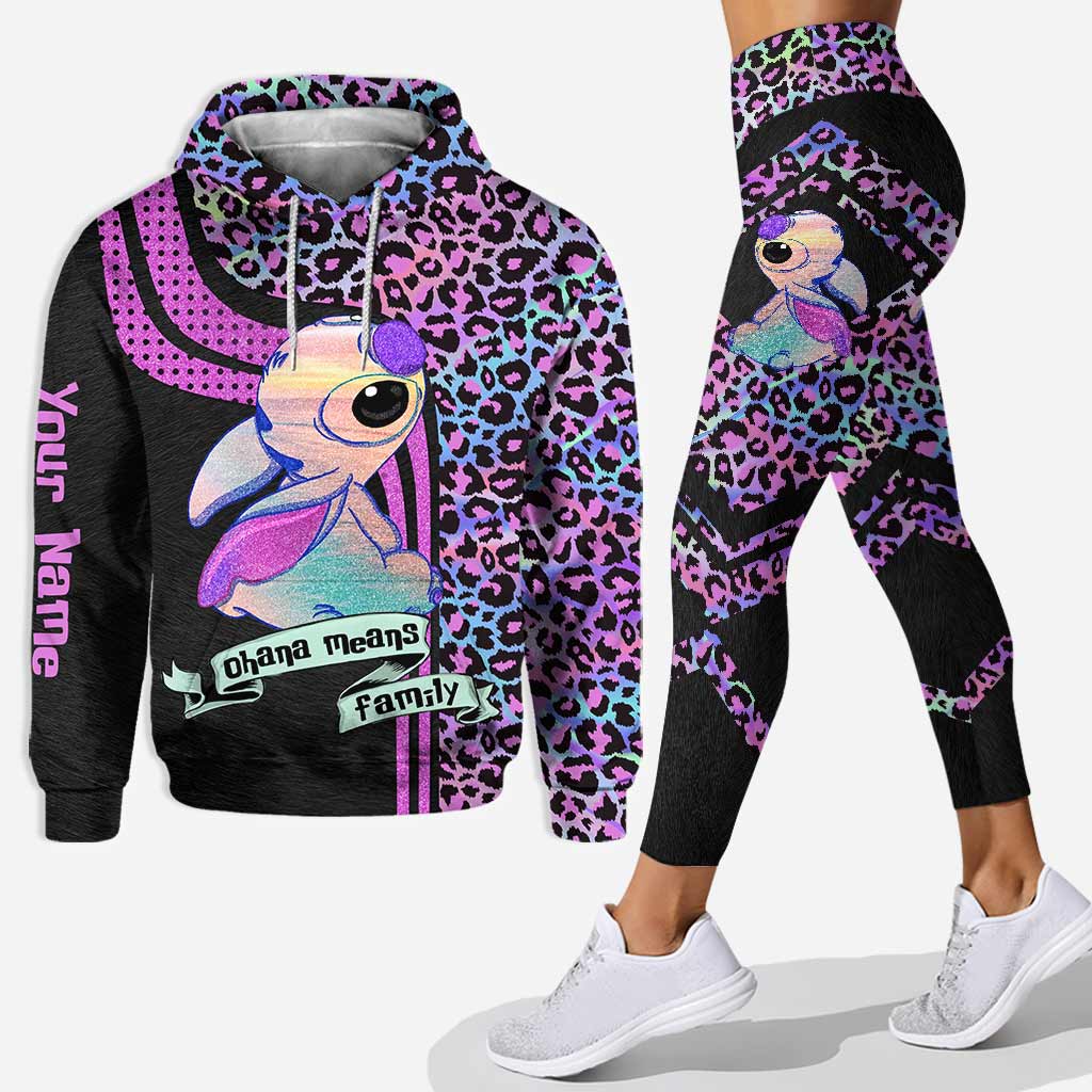 Personalized Ohana Means Family Hoodie and Leggings Set for Family Hoodie & Leggings GradoCreations