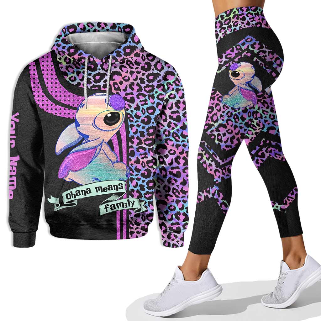 Personalized Ohana Means Family Hoodie and Leggings Set for Family Hoodie & Leggings GradoCreations