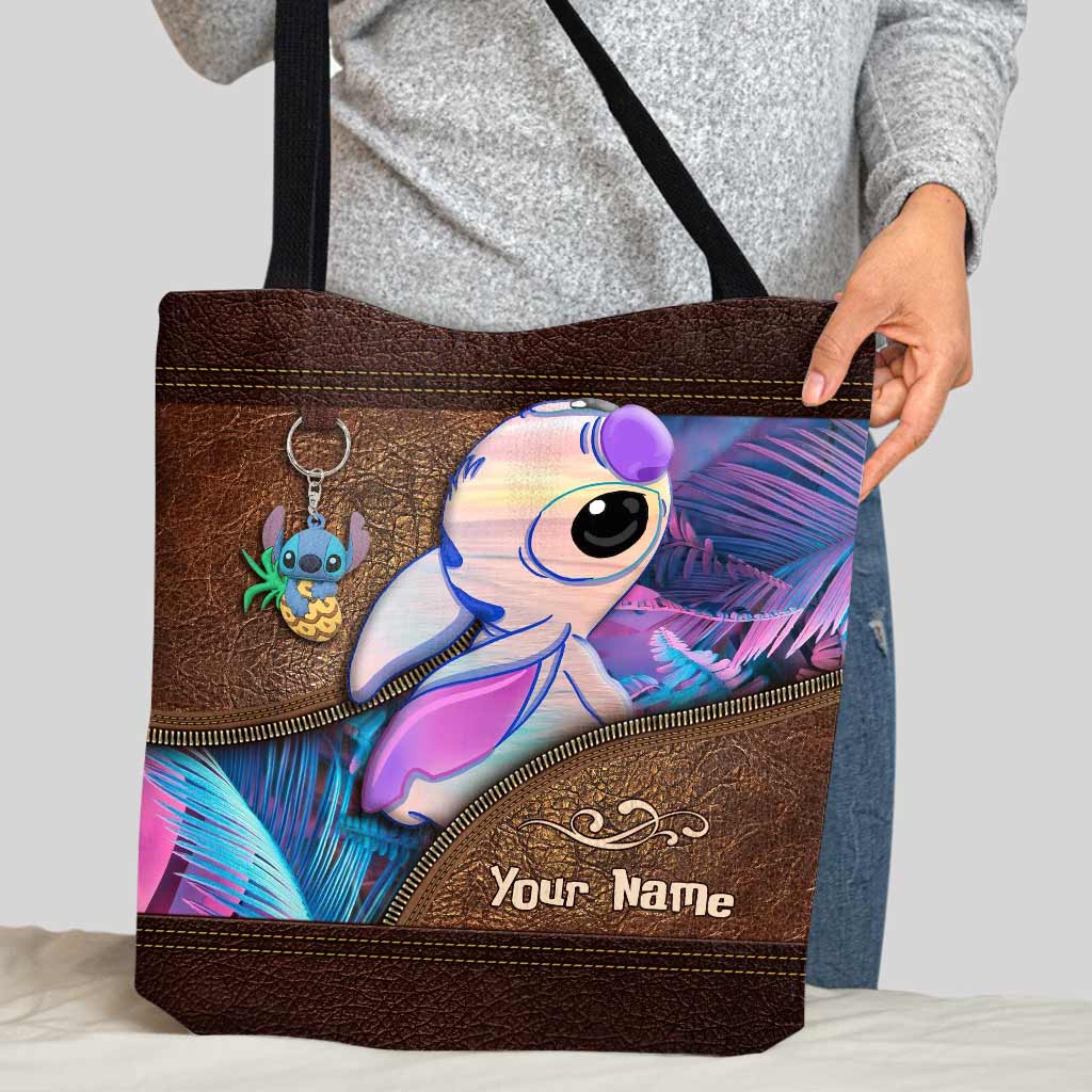 Personalized Hologram Tote Bag Custom Name Gift for Mom Tote Bag GradoCreations