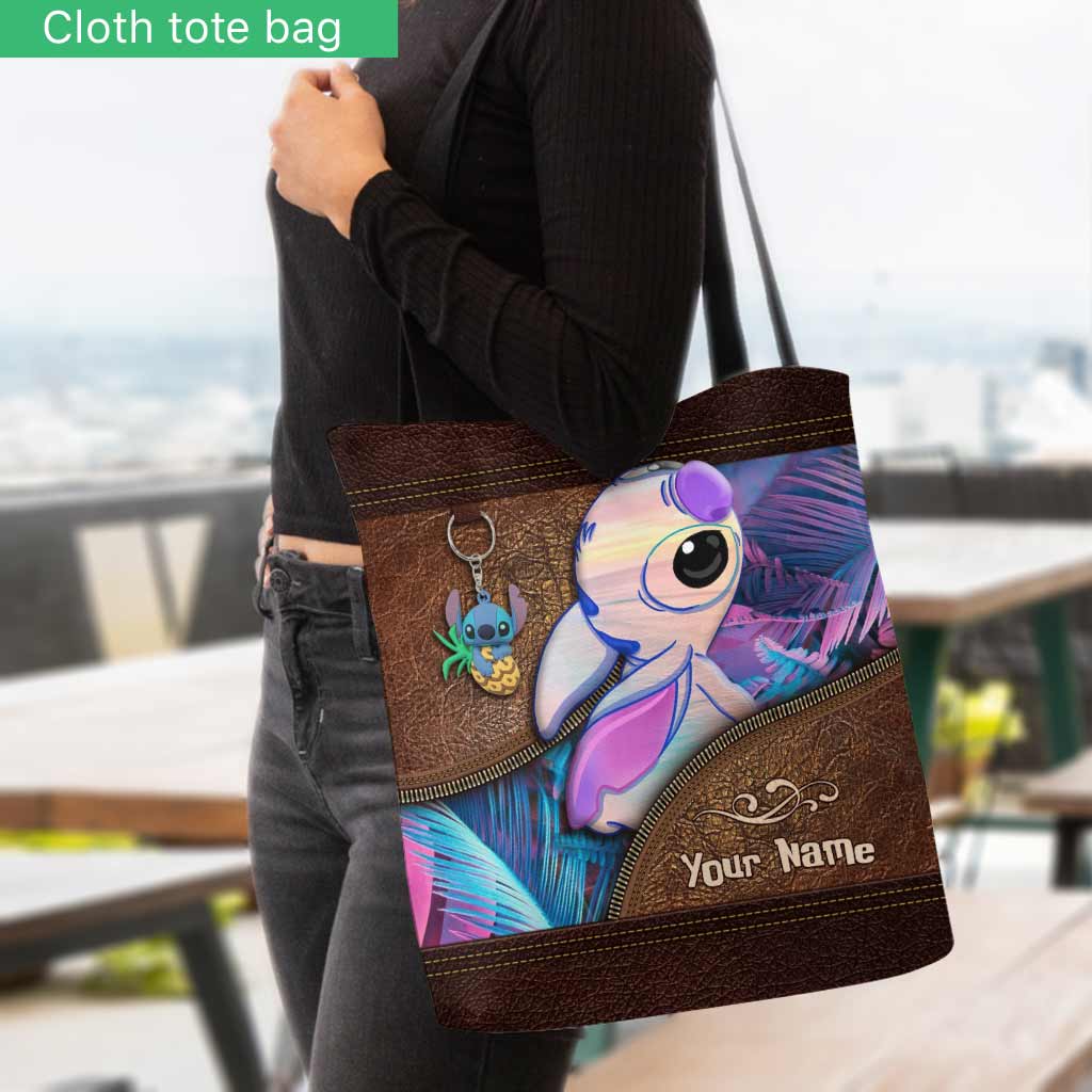 Personalized Hologram Tote Bag Custom Name Gift for Mom Tote Bag GradoCreations