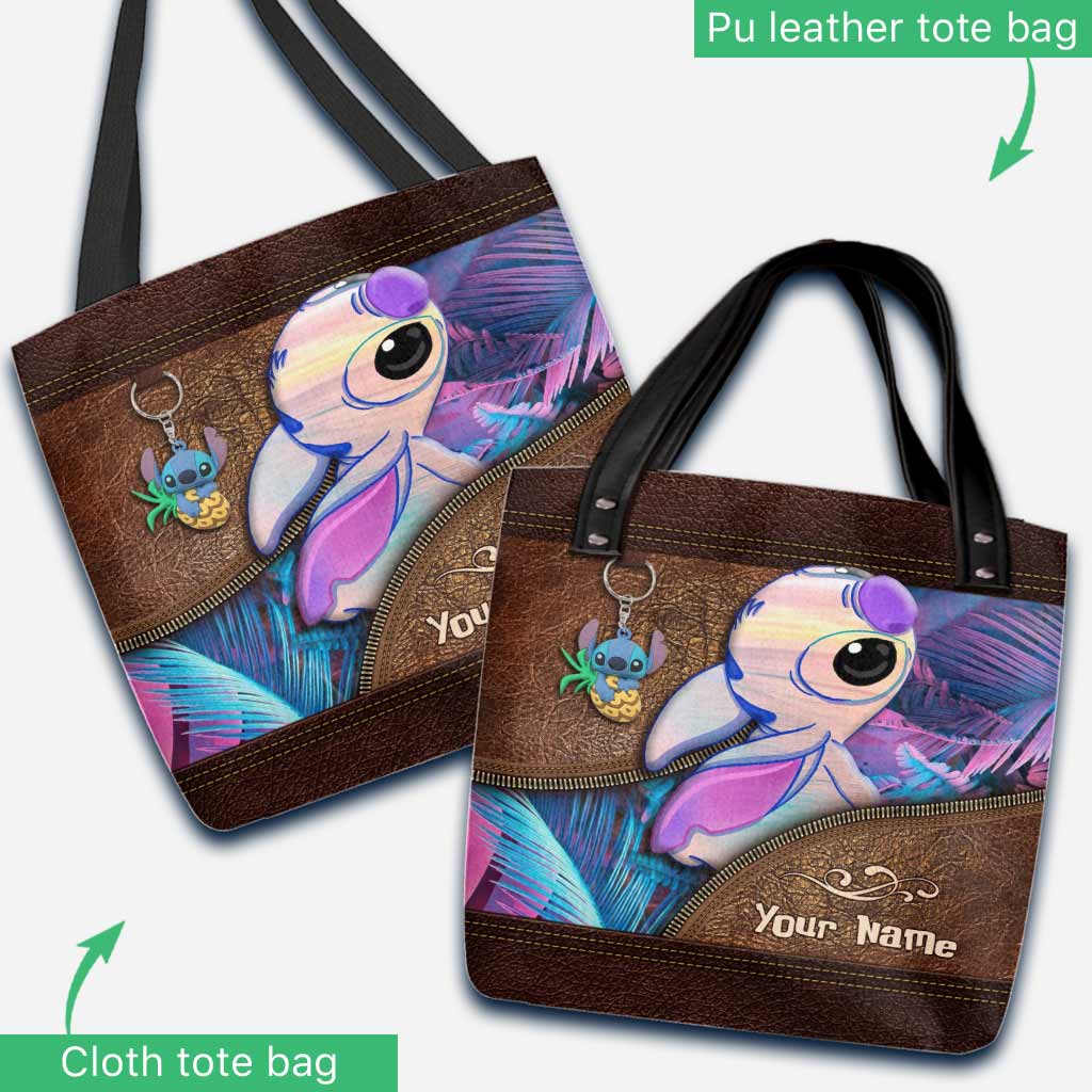 Personalized Hologram Tote Bag Custom Name Gift for Mom Tote Bag GradoCreations