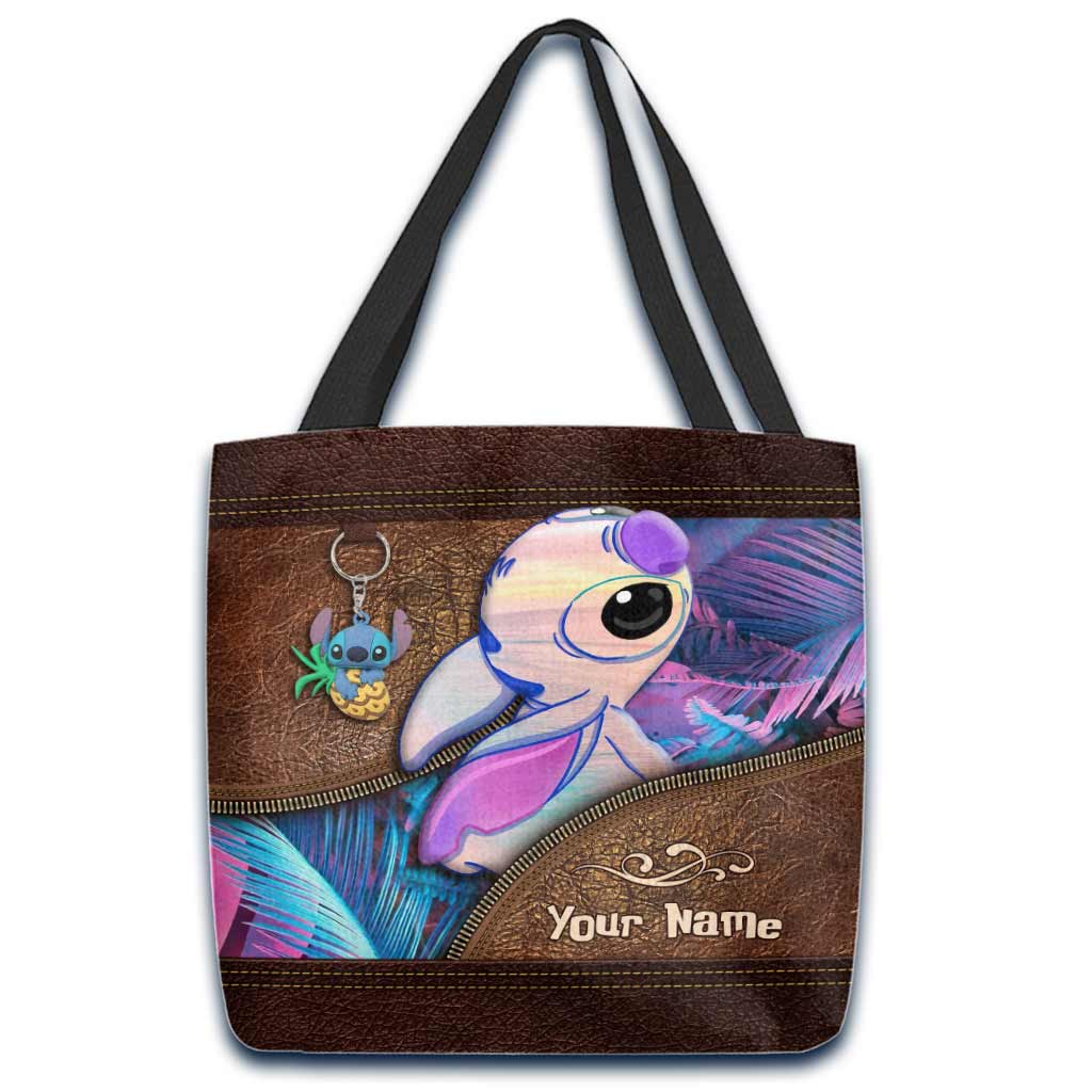 Personalized Hologram Tote Bag Custom Name Gift for Mom Tote Bag GradoCreations