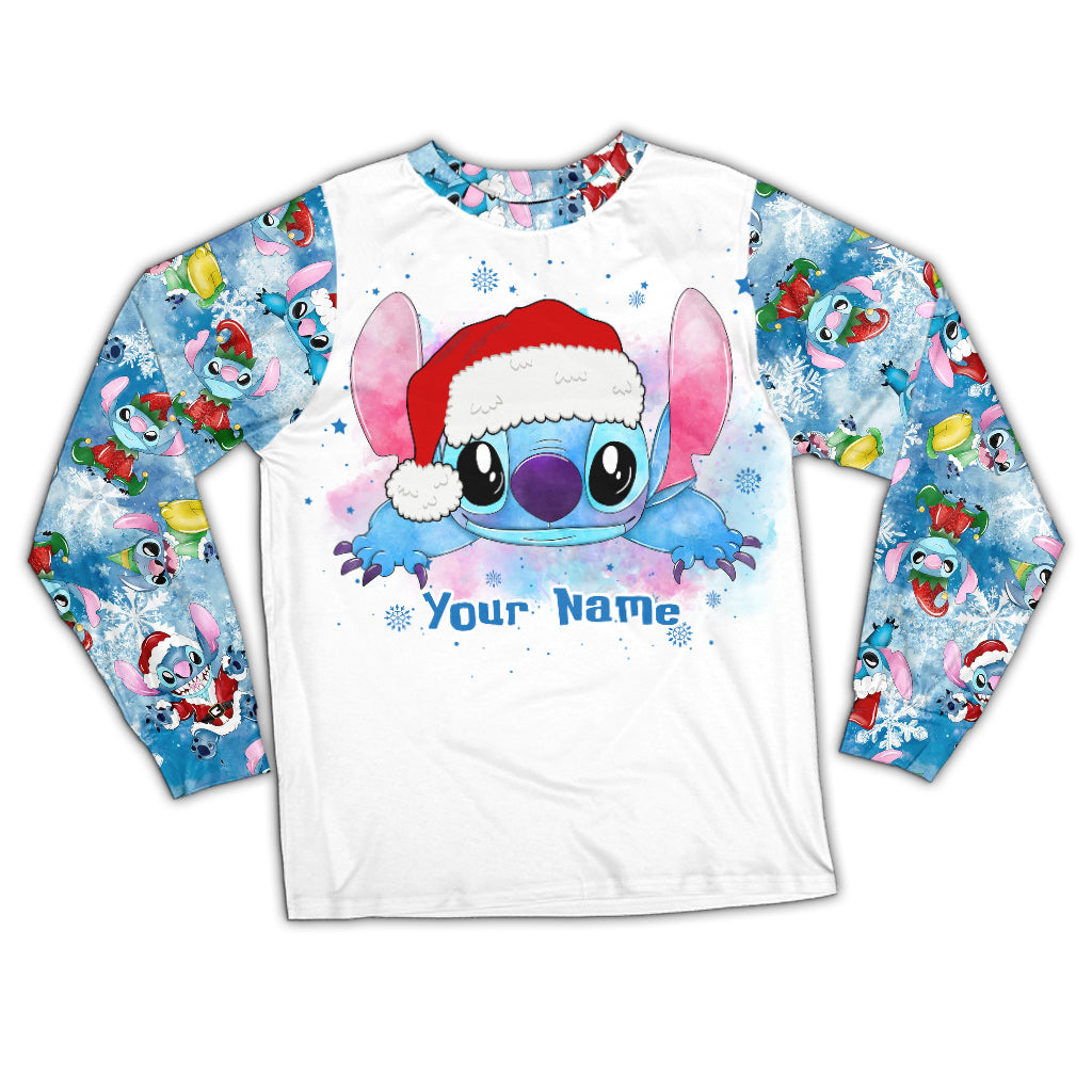 Personalized Christmas Pajamas Set for Family with Name Pajamas Set GradoCreations