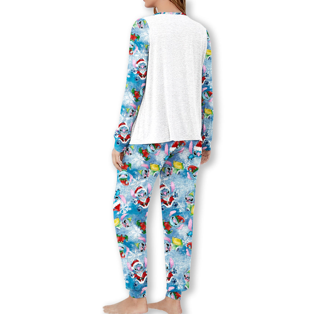 Personalized Christmas Pajamas Set for Family with Name Pajamas Set GradoCreations