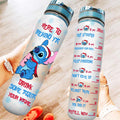 Personalized Water Tracker Bottle with Time Markers for Christmas Gift Water Tracker Bottle GradoCreations