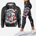 Personalized Nice or Naughty Christmas Hoodie & Leggings Set for Women Hoodie & Leggings GradoCreations