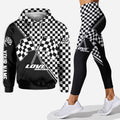 Personalized Racing Hoodie and Leggings Set Custom Name Gift Hoodie & Leggings GradoCreations