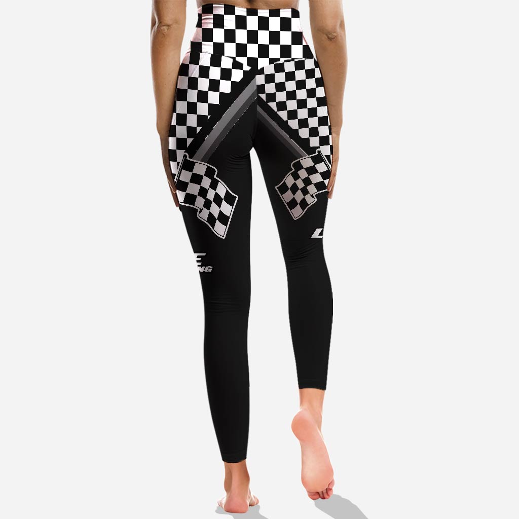 Personalized Racing Hoodie and Leggings Set Custom Name Gift Hoodie & Leggings GradoCreations