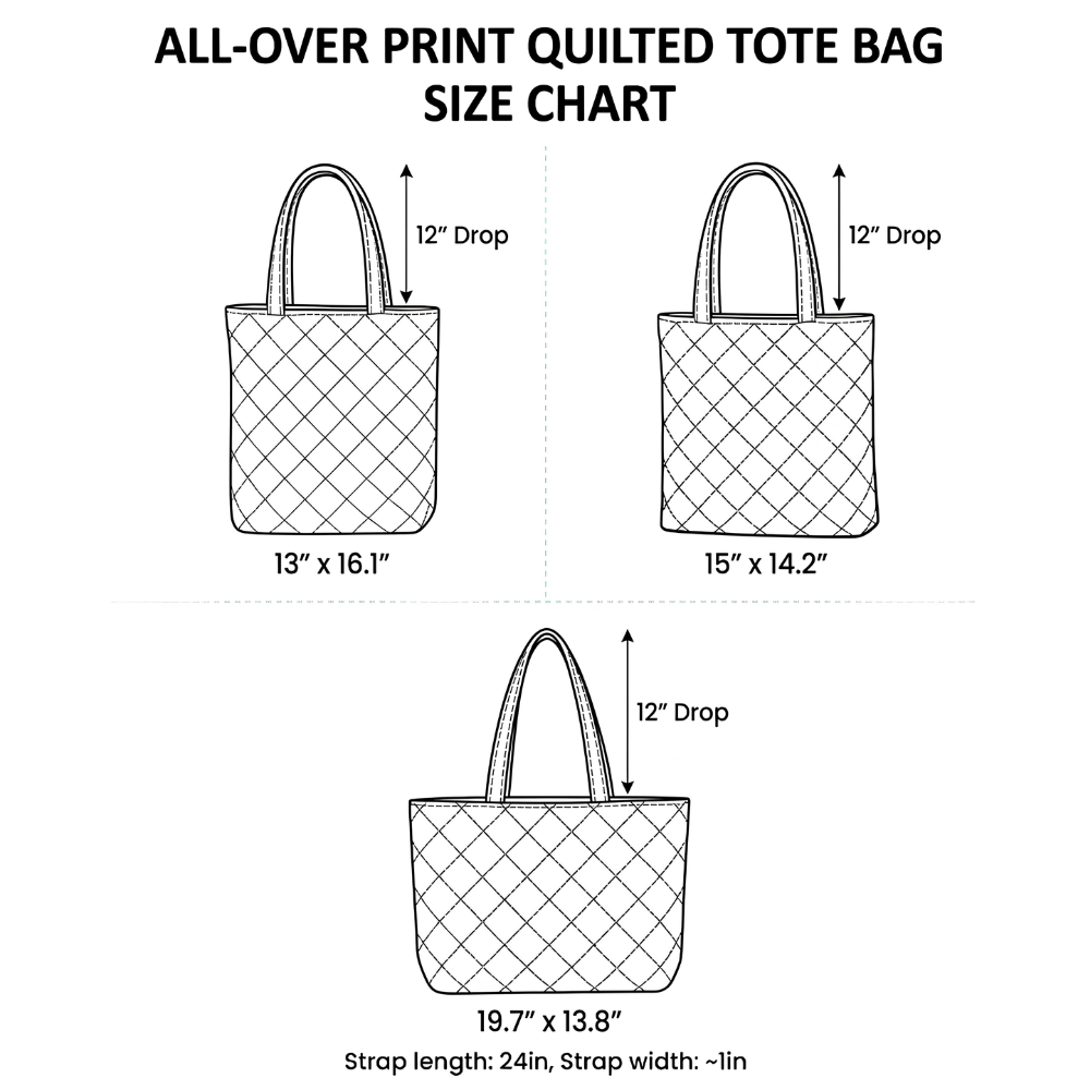 Personalized Trick or Treat Quilted Tote Bag for Halloween Quilted Tote Bag GradoCreations