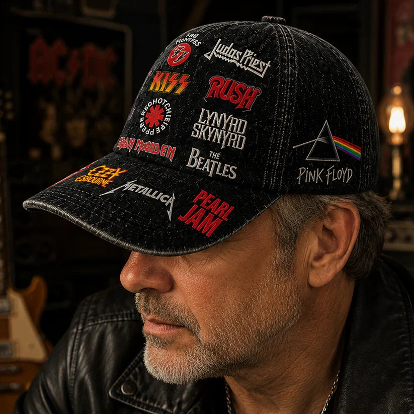 Personalized Classic Cap with Rock Legends Design Gift for Music Lovers Classic Cap GradoCreations