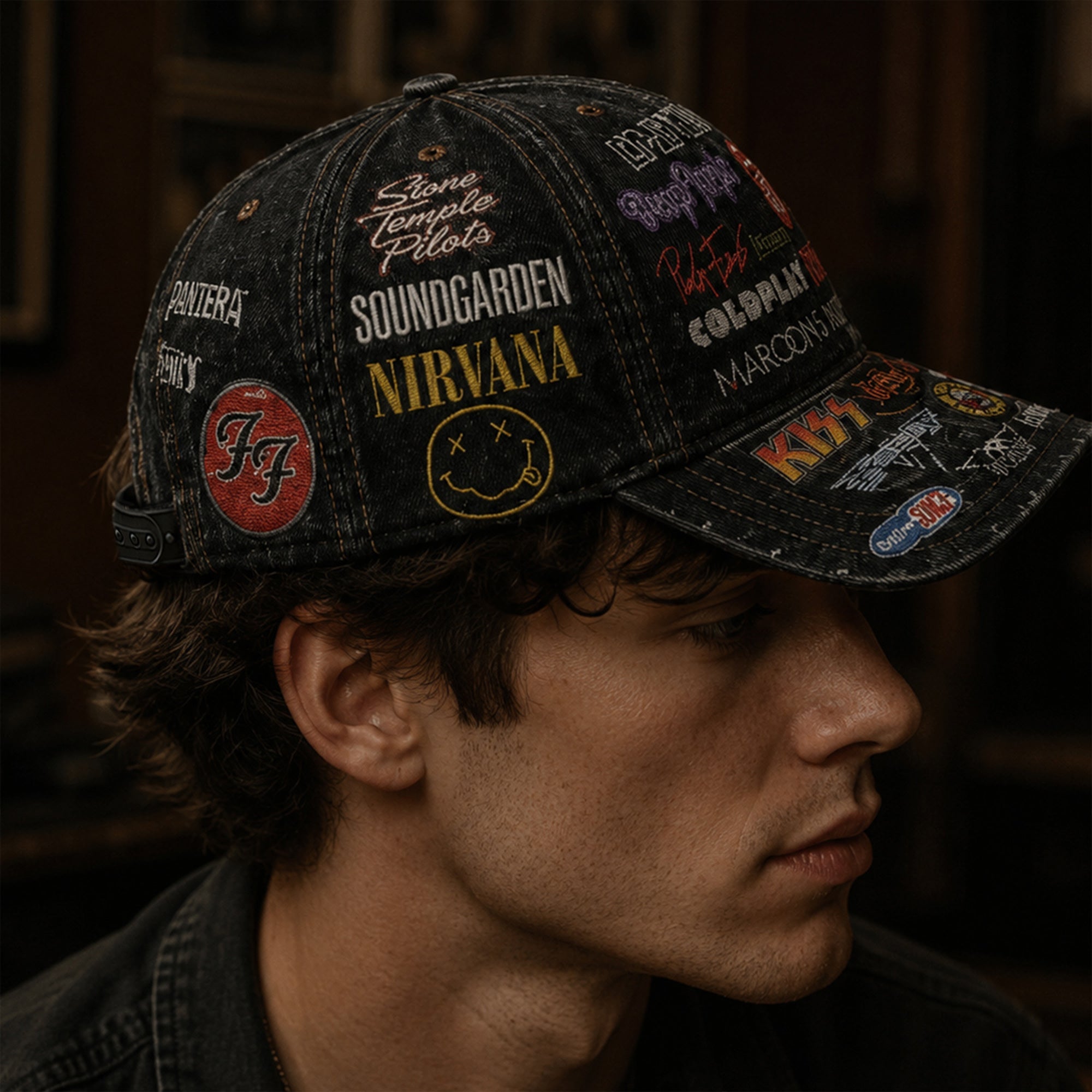Personalized Classic Rock Legends Cap Custom Name Gift GradoCreations