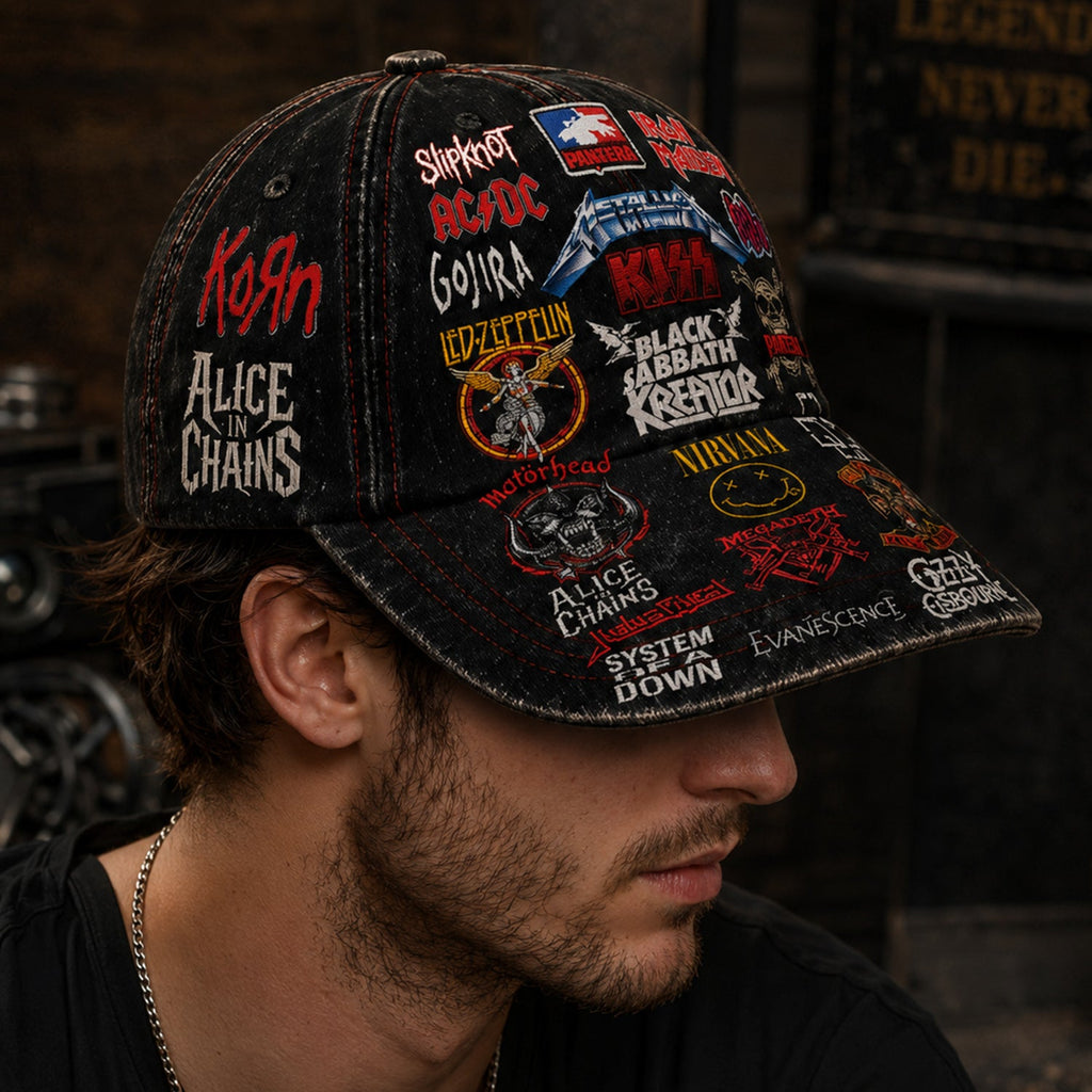 Custom Legends Edition Classic Cap for Rock Music Lovers GradoCreations