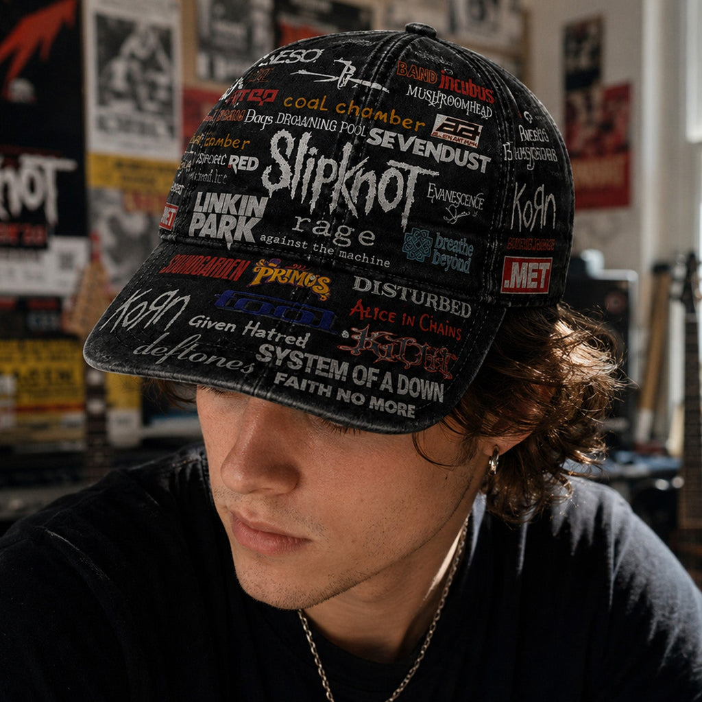 Personalized Classic Cap with Rock Legend Designs Gift for Music Lovers GradoCreations