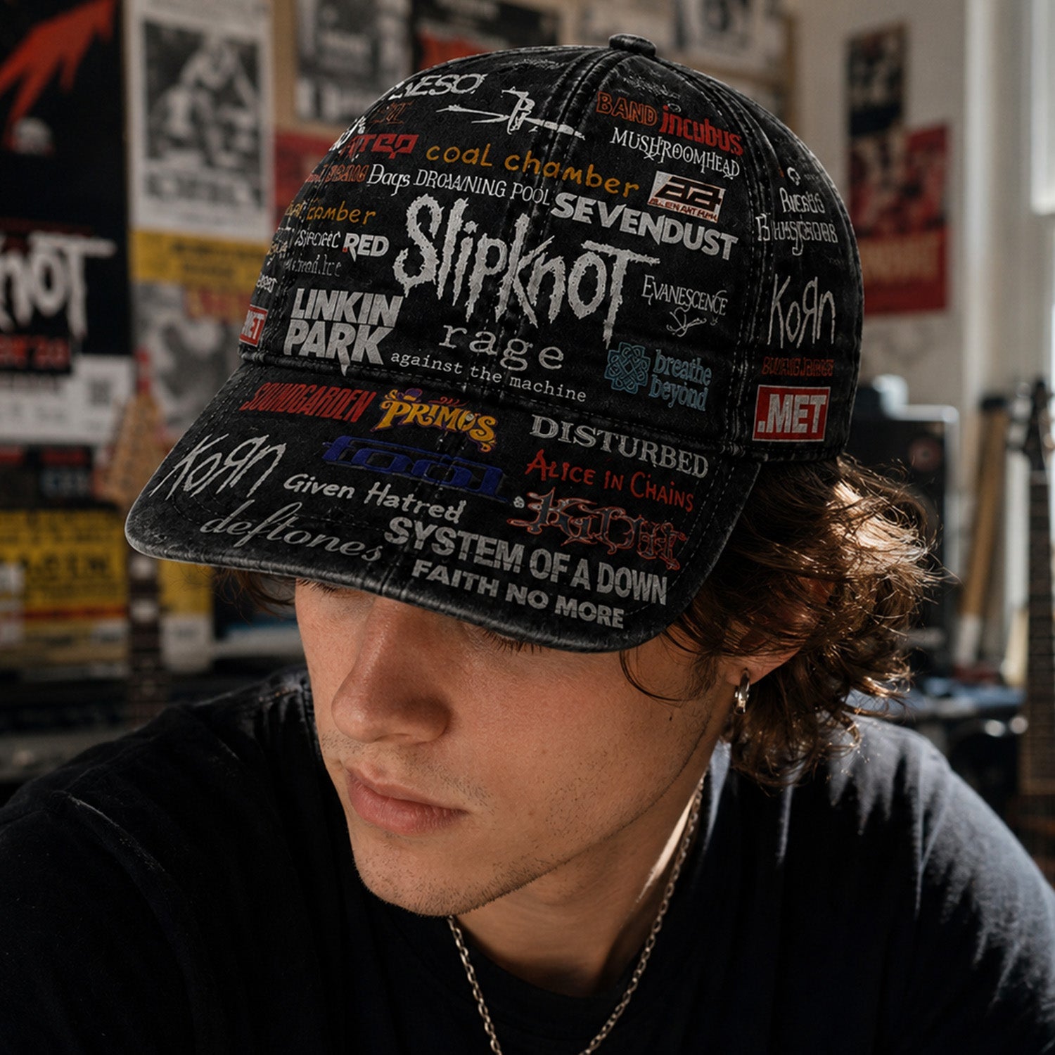 Personalized Classic Cap with Rock Legend Designs Gift for Music Lovers GradoCreations