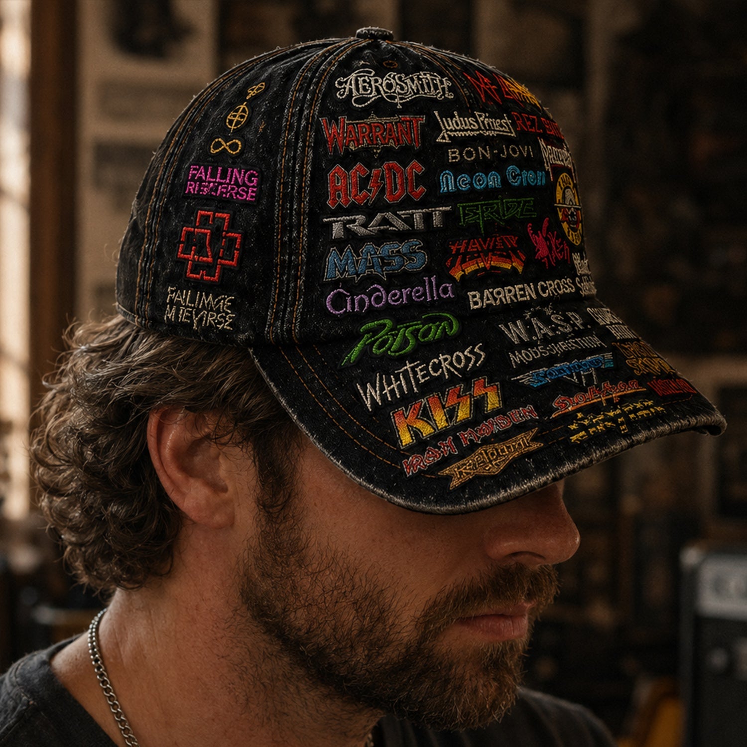 Personalized Classic Rock Cap Unique Gift for Music Lovers GradoCreations
