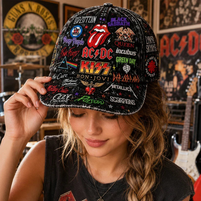 Personalized Classic Cap with Rock Legends Design Gift Idea Classic Cap GradoCreations