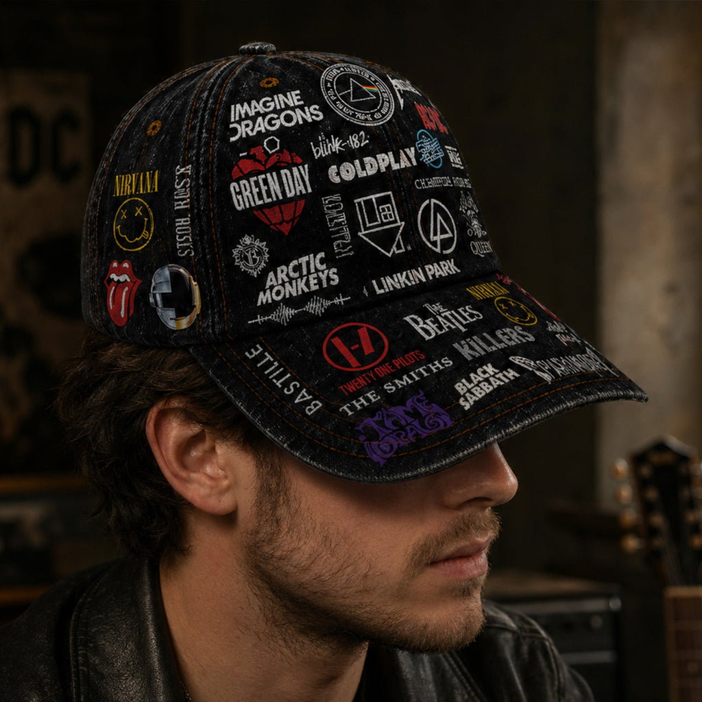 Classic Rock Music Cap Personalized Legends Edition Gift Classic Cap GradoCreations