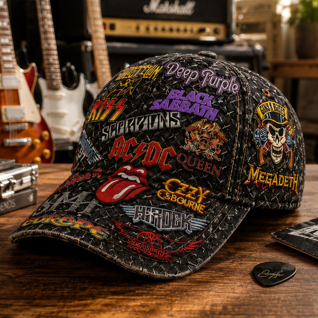 Personalized Classic Rock Cap Custom Name Snapback Gift GradoCreations