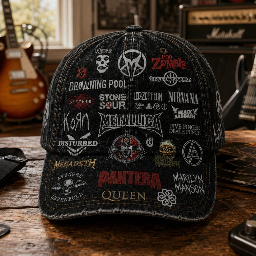 Classic Rock Legends Edition Cap Custom Fit for Music Lovers Classic Cap GradoCreations