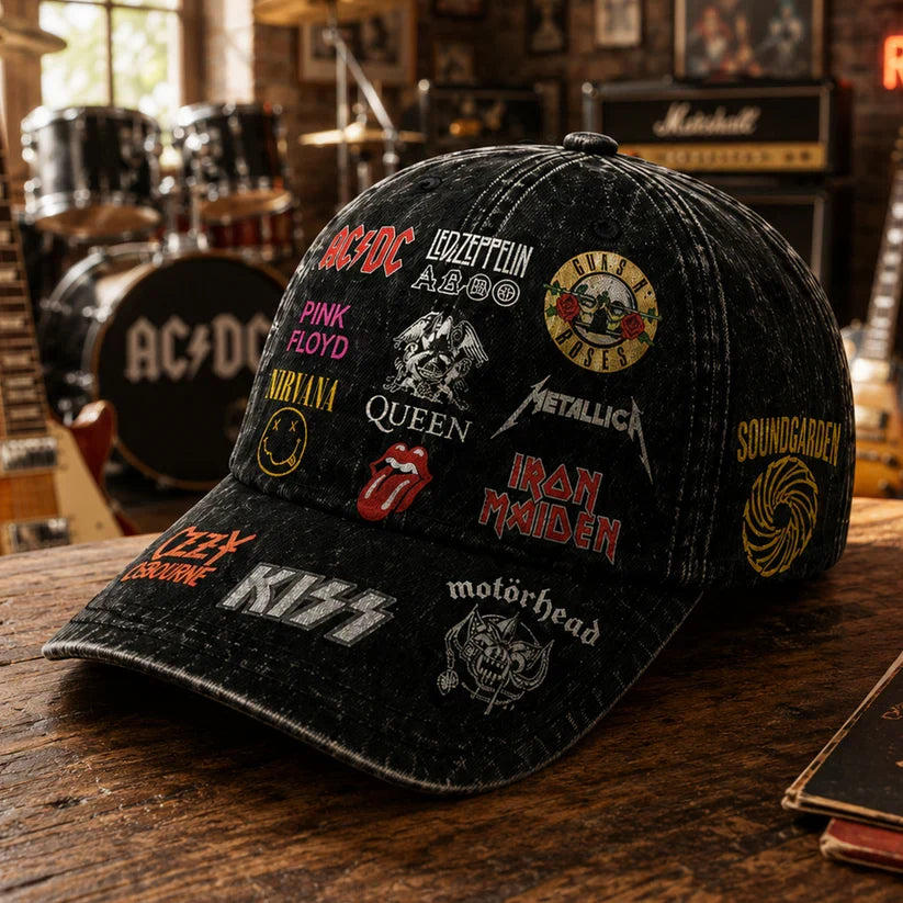 Custom Classic Rock Cap with Legends Edition Design for Music Lovers Classic Cap GradoCreations