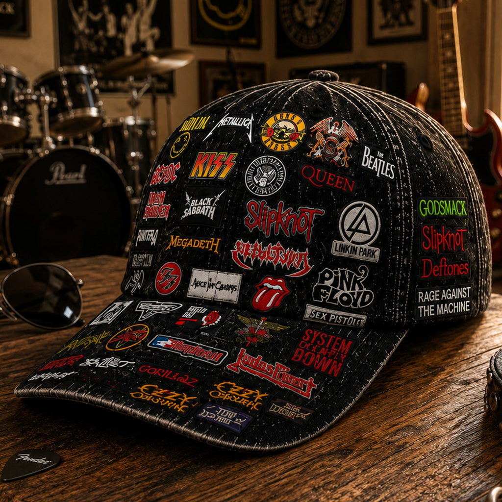 Personalized Classic Rock Legends Edition Cap for Music Lovers GradoCreations