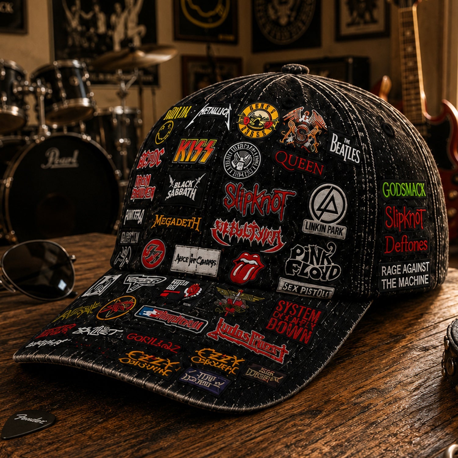 Personalized Classic Rock Legends Edition Cap for Music Lovers GradoCreations