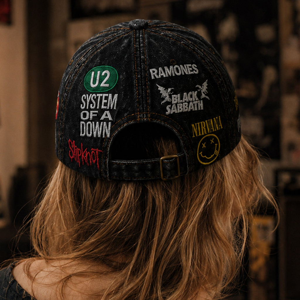Personalized Classic Cap with Rock Legends Design | Gift for Music Lovers GradoCreations