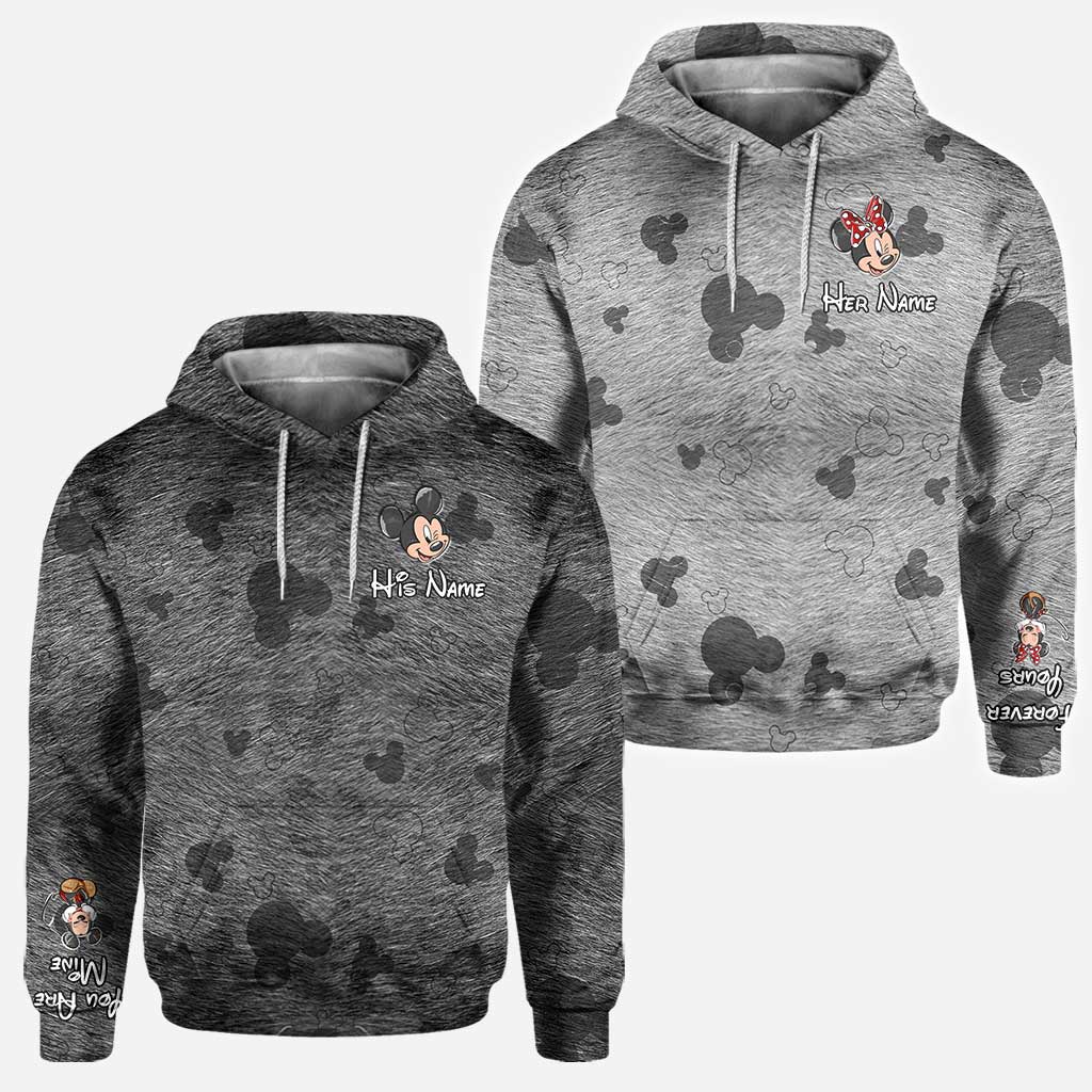 Personalized Couple Hoodies Custom Names Matching Gifts All Over Shirt GradoCreations