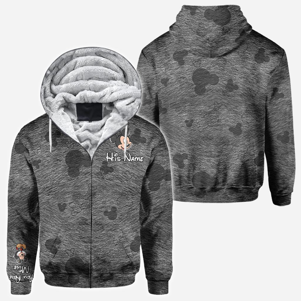 Personalized Couple Hoodies Custom Names Matching Gifts All Over Shirt GradoCreations