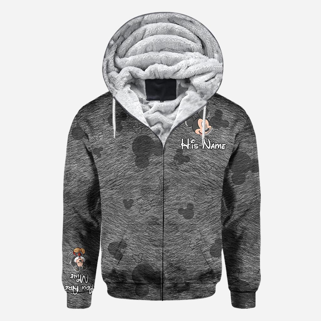 Personalized Couple Hoodies Custom Names Matching Gifts All Over Shirt GradoCreations