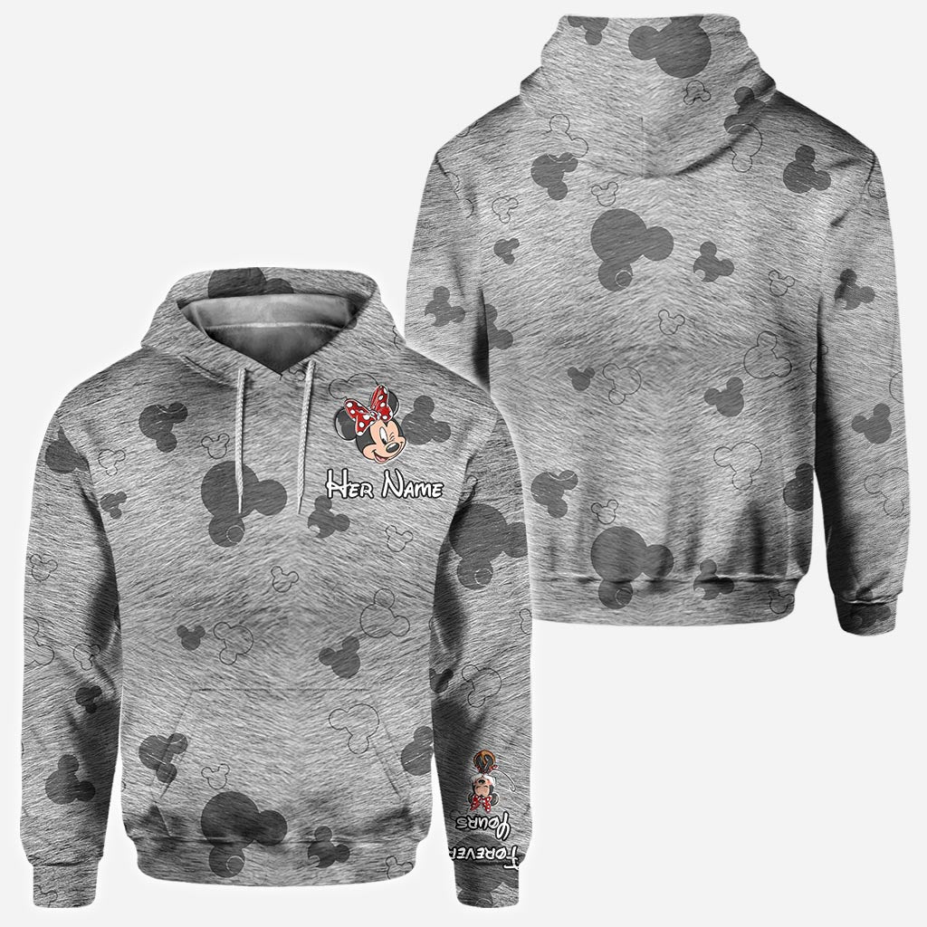 Personalized Couple Hoodies Custom Names Matching Gifts All Over Shirt GradoCreations