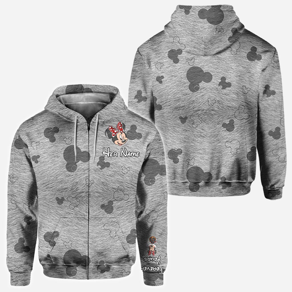 Personalized Couple Hoodies Custom Names Matching Gifts All Over Shirt GradoCreations