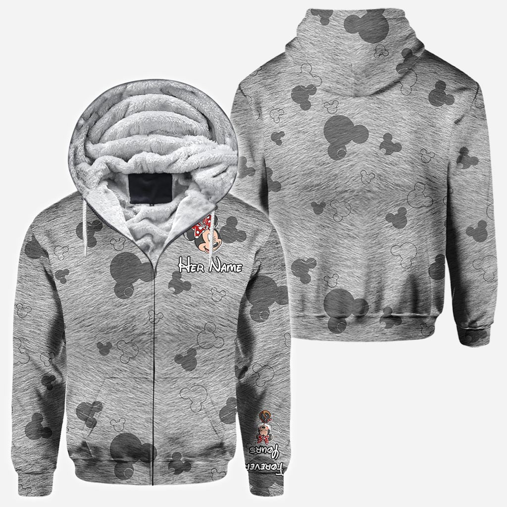 Personalized Couple Hoodies Custom Names Matching Gifts All Over Shirt GradoCreations