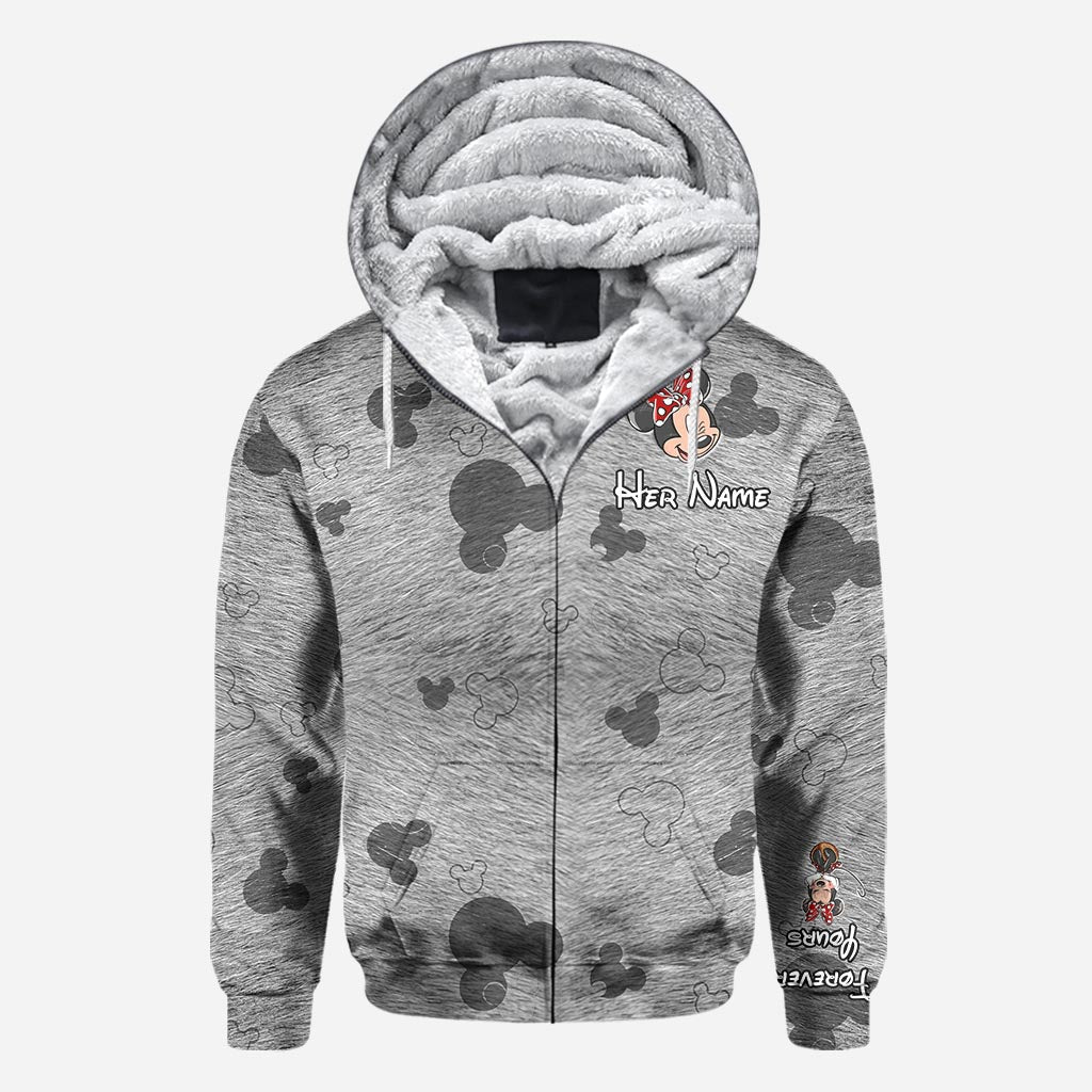 Personalized Couple Hoodies Custom Names Matching Gifts All Over Shirt GradoCreations