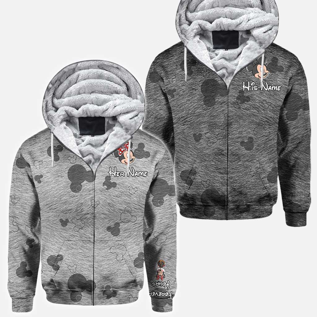 Personalized Couple Hoodies Custom Names Matching Gifts All Over Shirt GradoCreations
