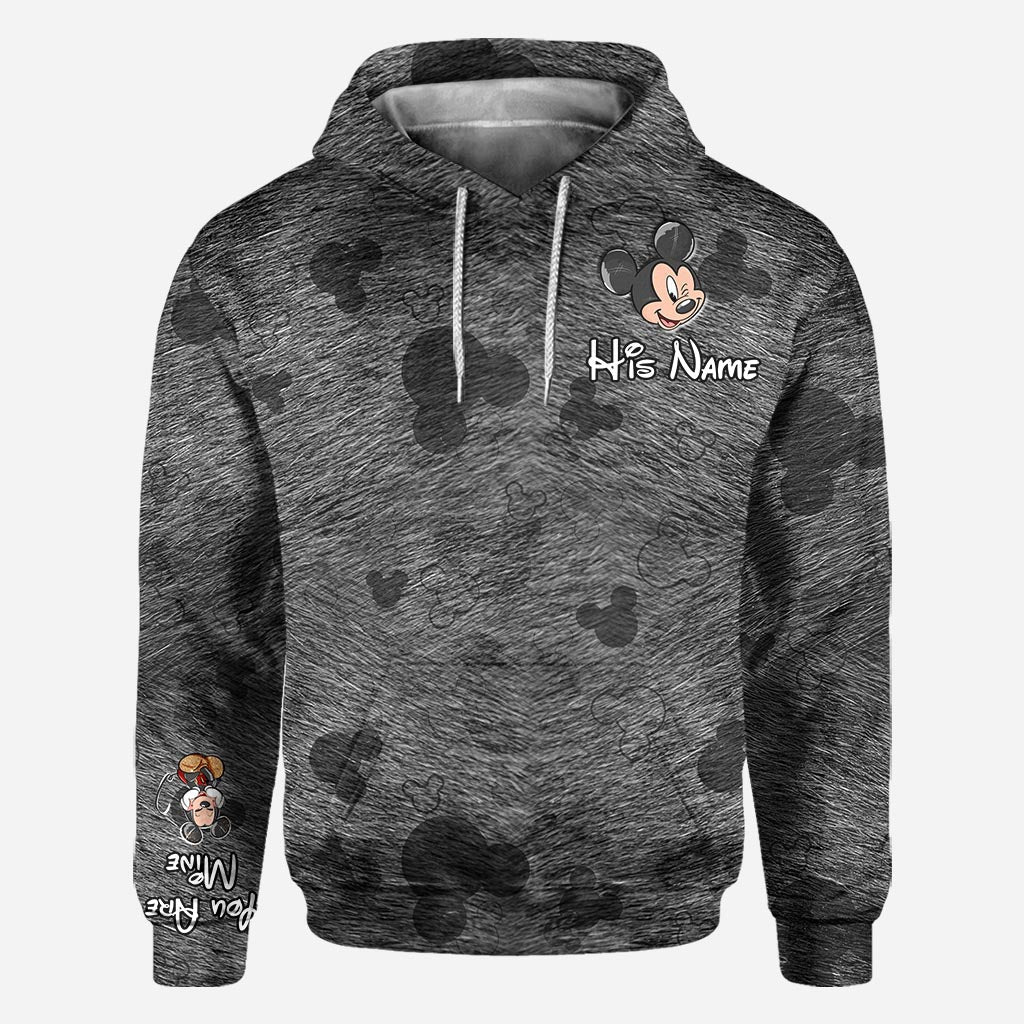 Personalized Couple Hoodies Custom Names Matching Gifts All Over Shirt GradoCreations