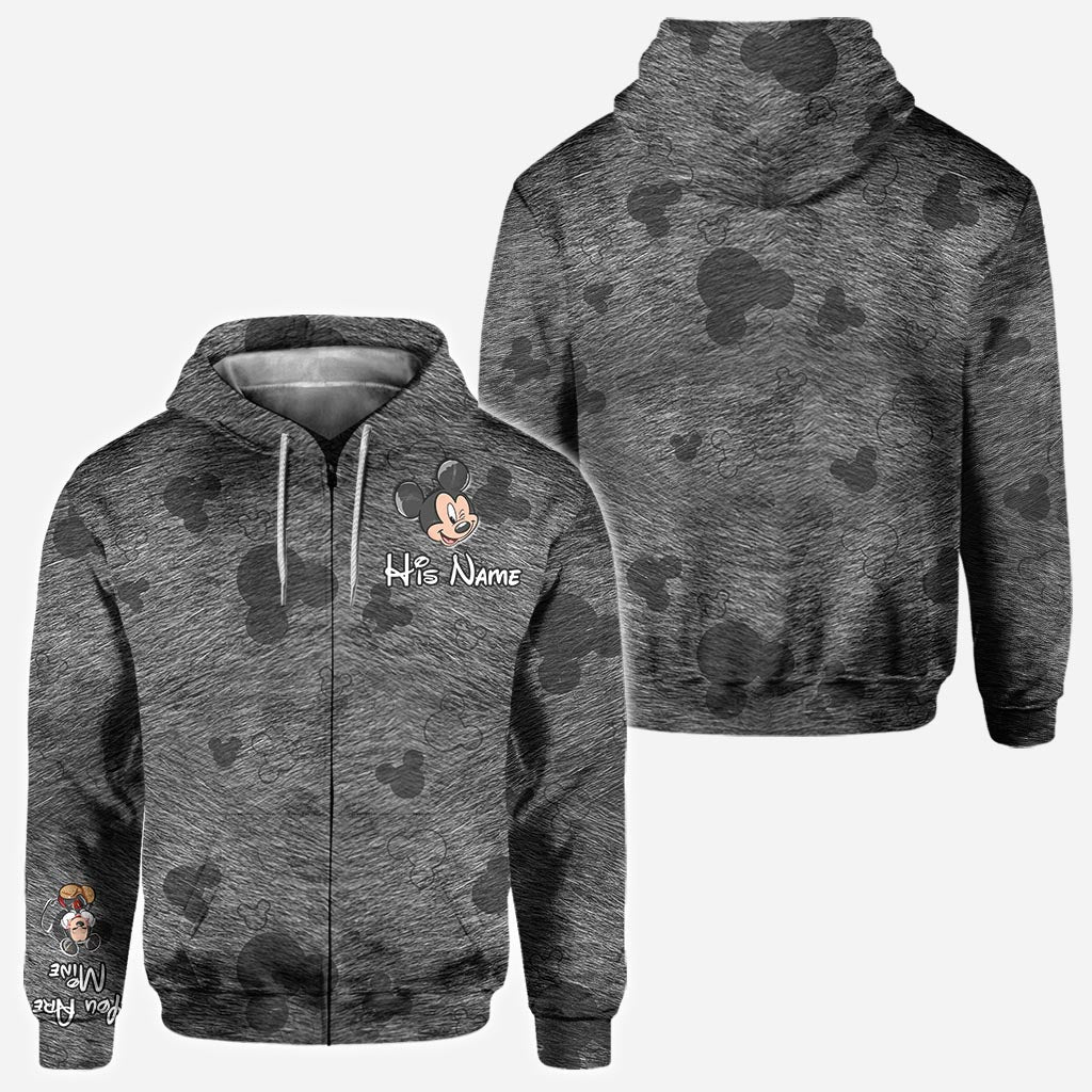 Personalized Couple Hoodies Custom Names Matching Gifts All Over Shirt GradoCreations