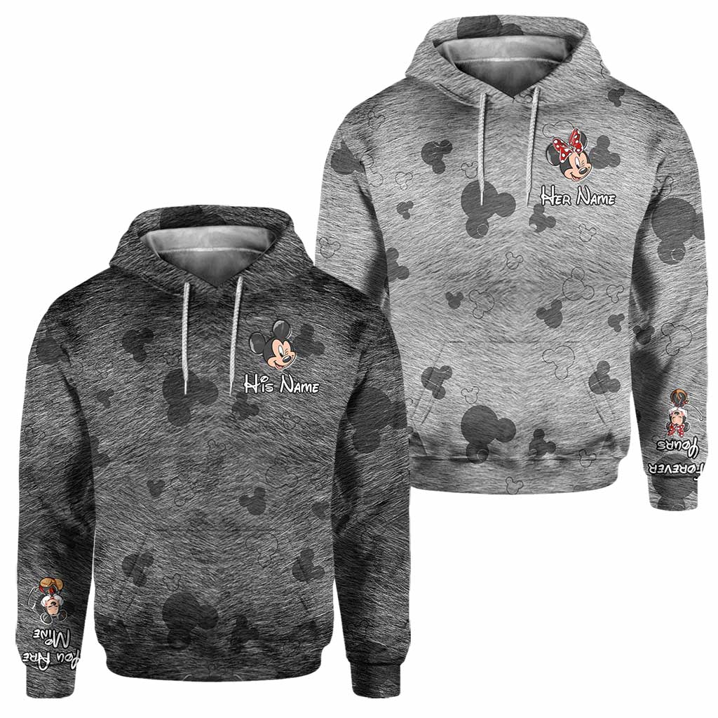 Personalized Couple Hoodies Custom Names Matching Gifts All Over Shirt GradoCreations