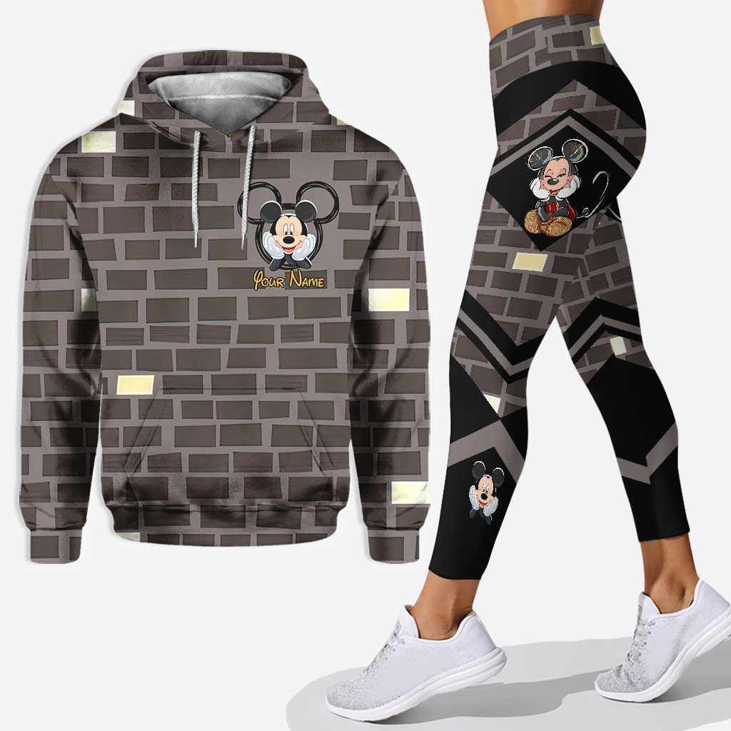 Personalized Mouse Hoodie and Leggings Set Custom Name Gift Hoodie & Leggings GradoCreations